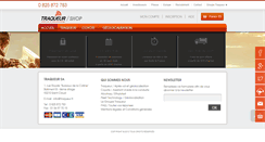 Desktop Screenshot of boutique.traqueur.fr